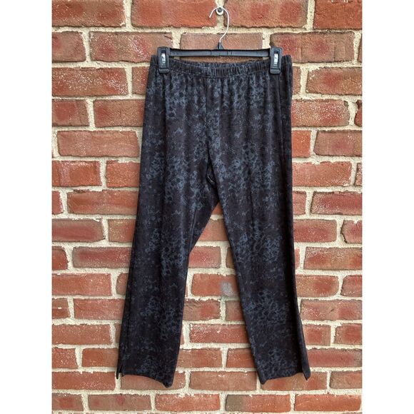 Cut Loose Women's Animal Print Pull-On Pants Gray Black Small - Picture 1 of 5